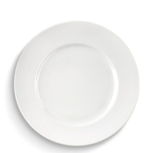 12" White Dinner Plates General Trading